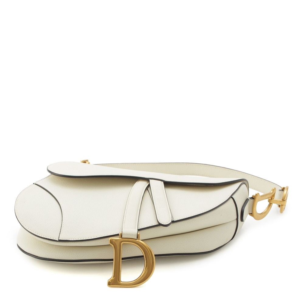 Pre-Loved Dior Grained Calfskin Saddle Bag - Picture 3 of 12